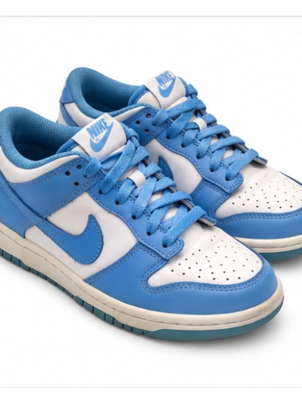 Nike Kids Blue and White Low-Top Sneakers